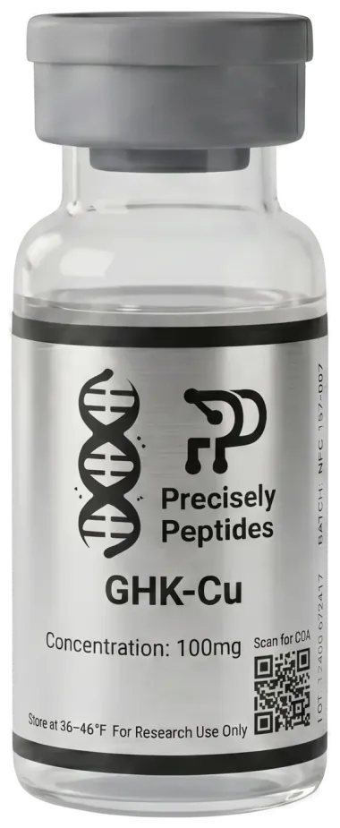GHK-Cu research reference standard vial