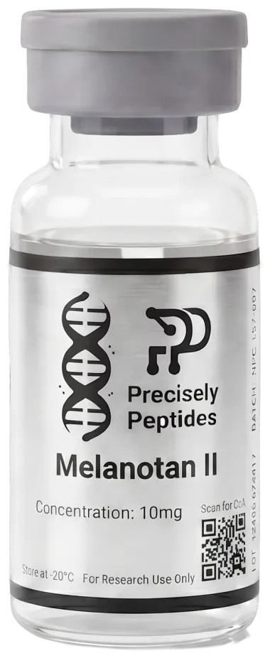 Melanotan II research reference standard vial