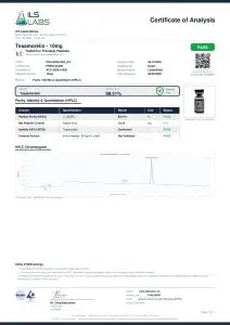 Certificate of Analysis