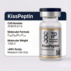 KissPeptin research reference standard vial
