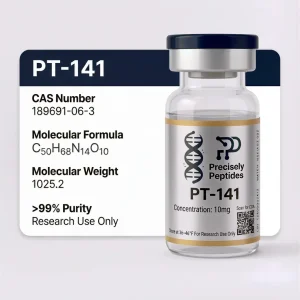 PT-141 research reference standard vial